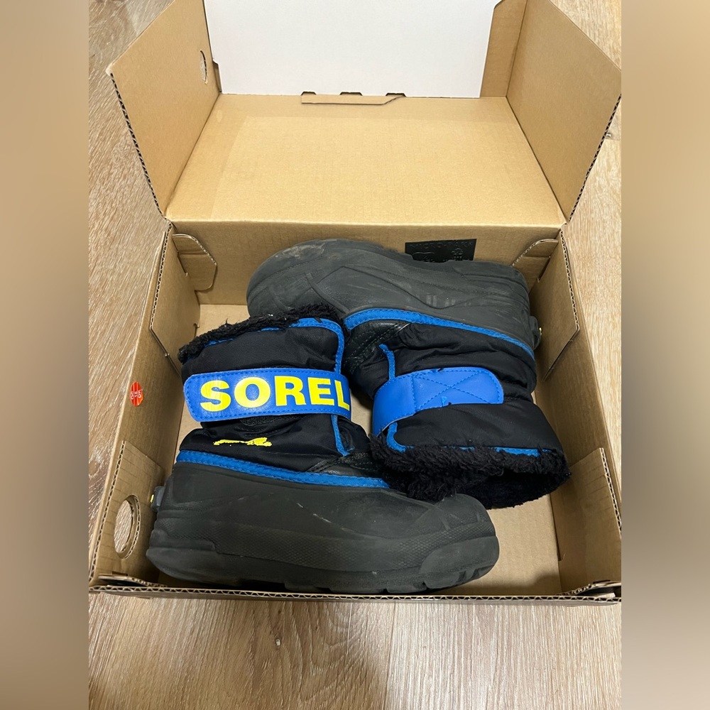 Sorel Kids Commander Snow Boots Size 13c Child Winter Boots Size 13